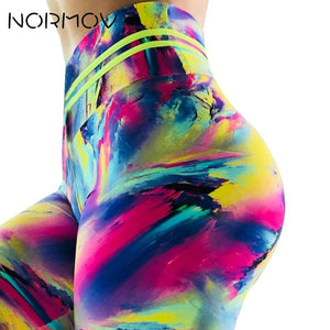 NORMOV Women Printed Yoga Pants