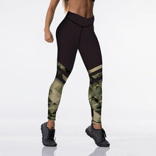 Load image into Gallery viewer, Qickitout 12%spandex Sexy High Waist Elasticity Women Digital Printed Leggings Push Up Strength Pants