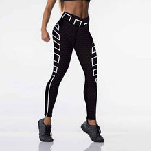 Load image into Gallery viewer, Qickitout 12%spandex Sexy High Waist Elasticity Women Digital Printed Leggings Push Up Strength Pants