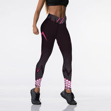 Load image into Gallery viewer, Qickitout 12%spandex Sexy High Waist Elasticity Women Digital Printed Leggings Push Up Strength Pants