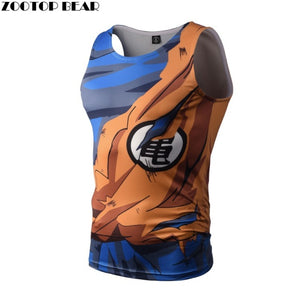 Saiyan Armor Workout Tanks