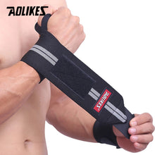 Load image into Gallery viewer, AOLIKES Wrist Wraps. Powerlifting, Weightlifting, CrossFit, Bodybuilding