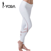 Load image into Gallery viewer, White and Pink Anti-Static, Breathable Leggings