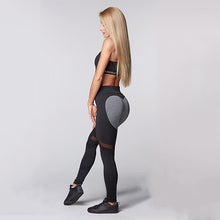 Load image into Gallery viewer, Sexy Heart Yoga Pants Women Patchwork Yoga