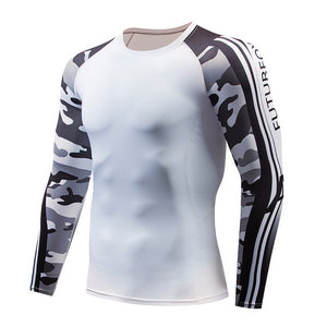 New Quick-drying compression shirt camouflage
