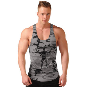 NEW! Bodybuilding Camouflage tank top