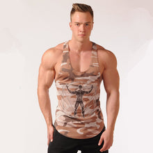 Load image into Gallery viewer, NEW! Bodybuilding Camouflage tank top